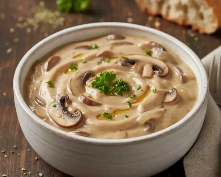 Champignon Soße im Thermomix – Cremig, schnell und so viel besser als aus dem Glas! – Soßen Rezept – selber machen