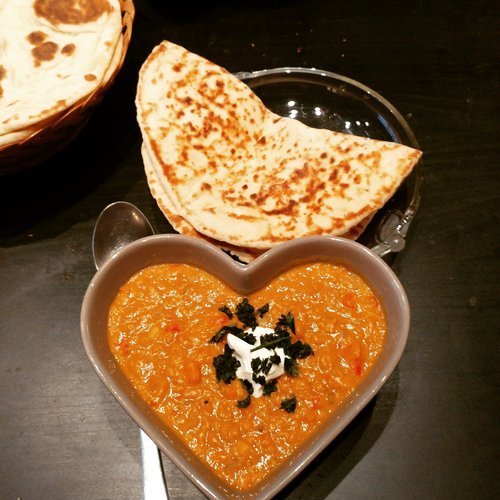 Rote Linsensuppe indisch – Mit Naan Brot & Kokos – Soßen Rezept – selber machen