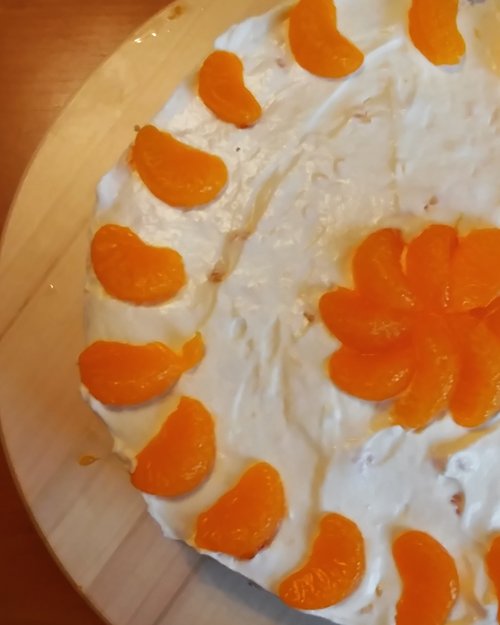 Käse-Sahne-Torte mit Mandarinen – Keine-Backen-Torte – Soßen Rezept – selber machen