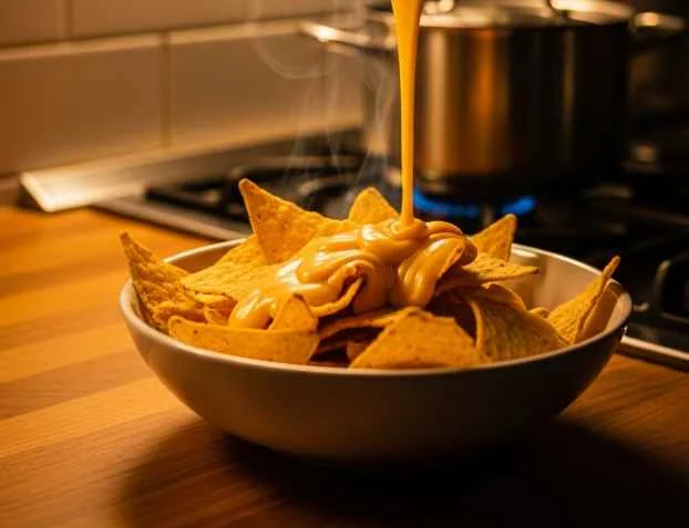 Käsesauce aus dem Kino: Das Geheimnis des unwiderstehlichen Geschmacks – Dip Rezept – selber machen