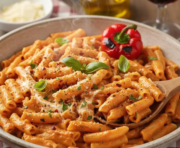 Paprika Soße für Pasta – Cremiges Rezept & Tipps damit Paprika nicht bitter wird – einfach kochen
