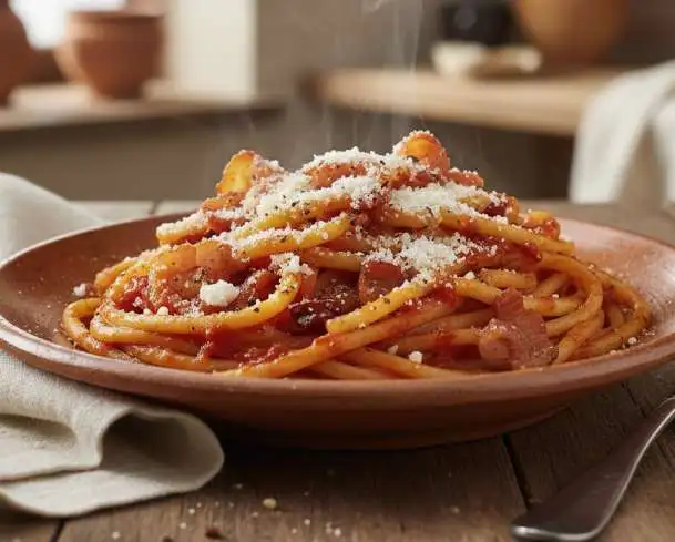 Pasta all’Amatriciana: Das originale römische Rezept (mit dem einen Unterschied, der alles ausmacht) – einfach kochen