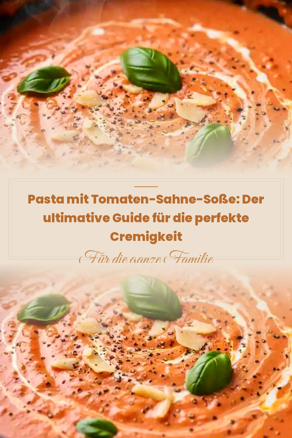 Pinterest Pin: Pasta mit Tomaten-Sahne-Soße: Der ultimative Guide für die perfekte Cremigkeit