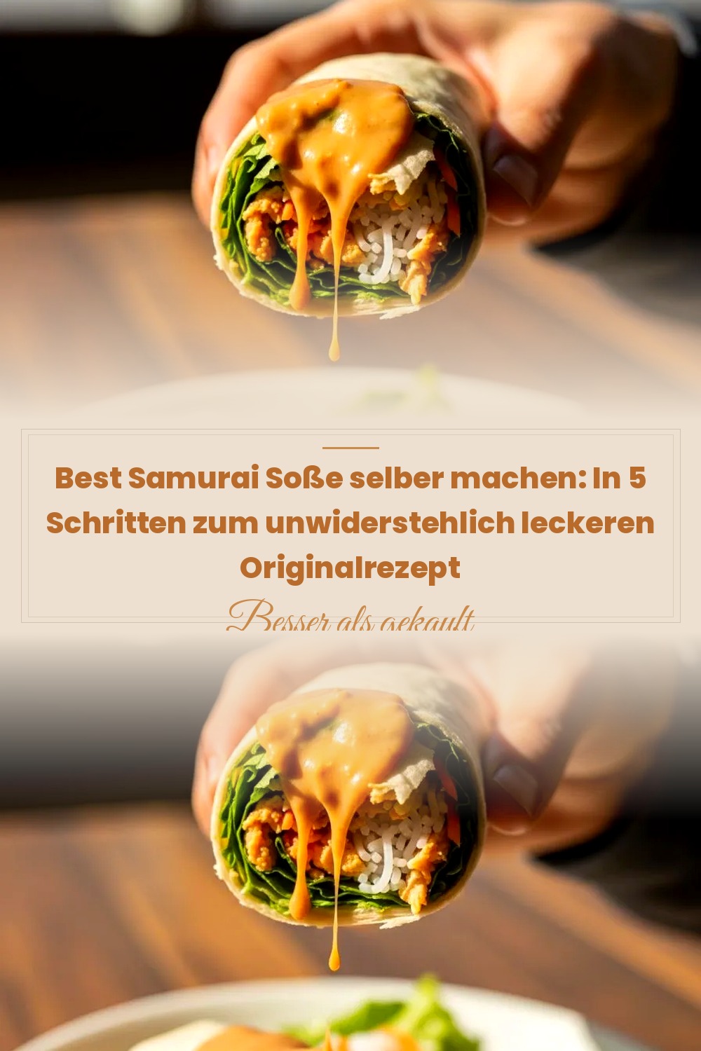 Pinterest Pin: Best Samurai Soße selber machen: In 5 Schritten zum unwiderstehlich leckeren Originalrezept