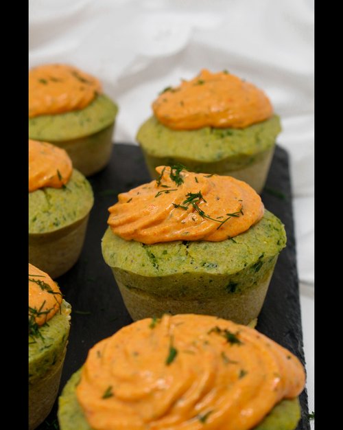 Polenta-Bärlauch-Cupcakes – Herzhafte Frühjahrs-Snacks – Soßen Rezept – selber machen