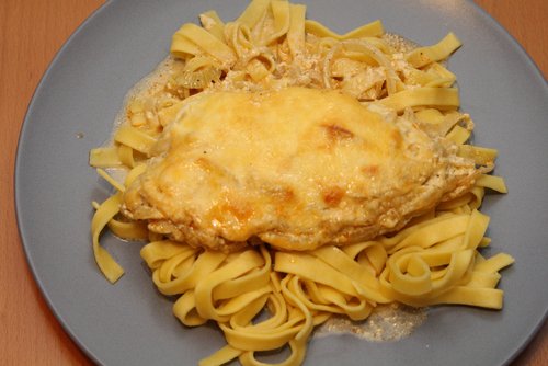 Zwiebel-Sahne-Schnitzel – Zart & cremig wie bei Oma – Pasta Rezept – einfach kochen